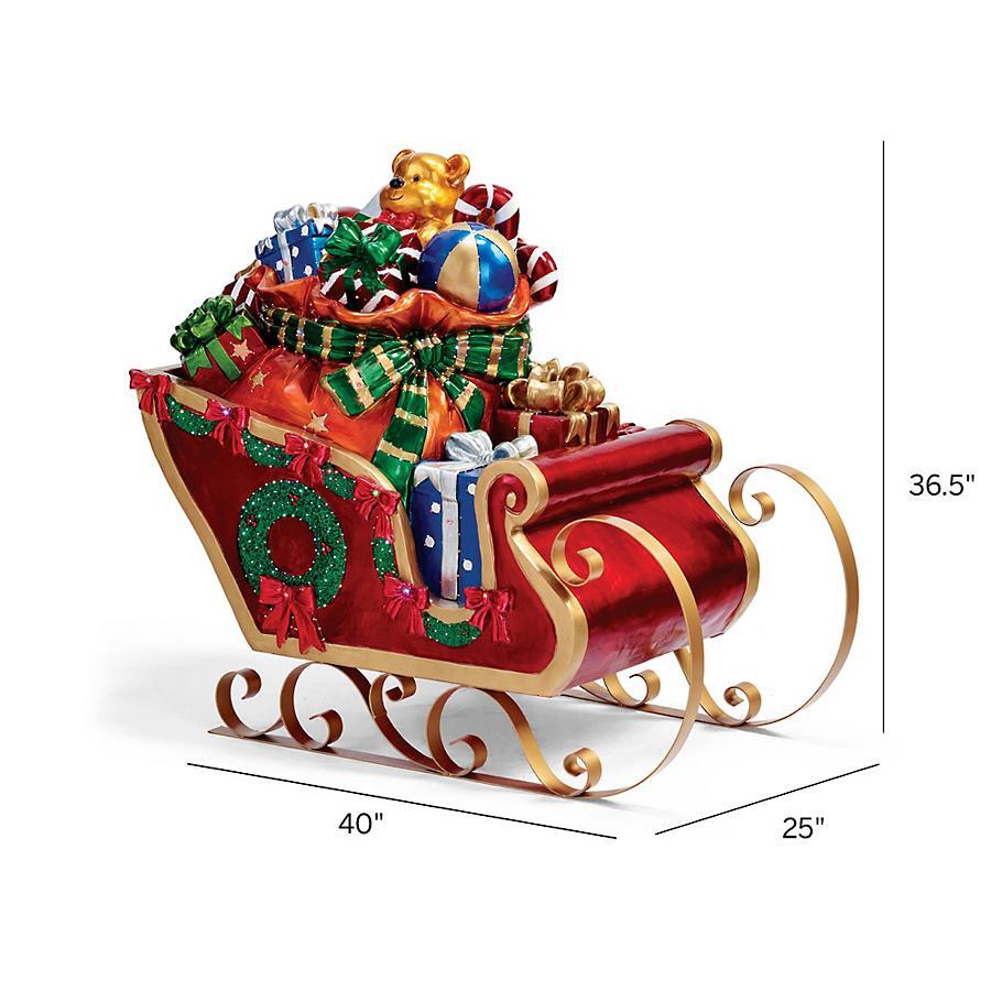 LED Sleigh with Toys