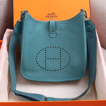 Hermes Goyard AAA-Evelyne III 29 bag ORANGE/BLACK/BLUE