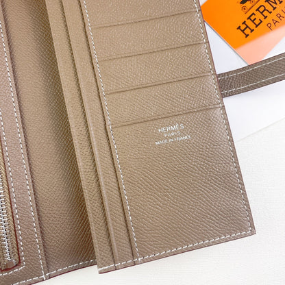 Hermes Goyard New H Passant Toutenmainte Wallet coffee