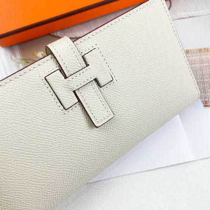 Hermes Goyard New H Passant Toutenmainte Wallet white