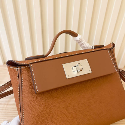 Hermes Goyard Kelly Togo Swift 24 brown