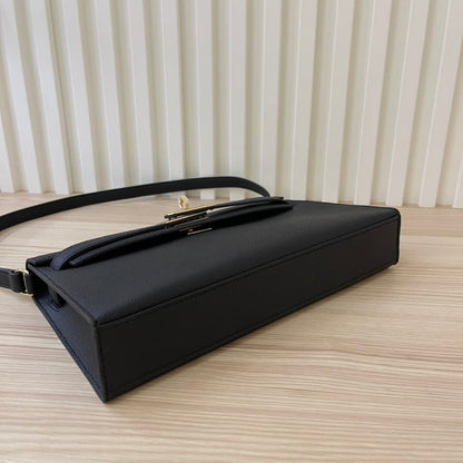 Hermes Goyard Kelly Elan black