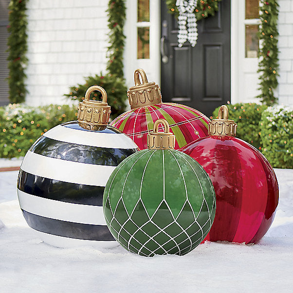 Oversized Yard Ornaments, Set of 4
