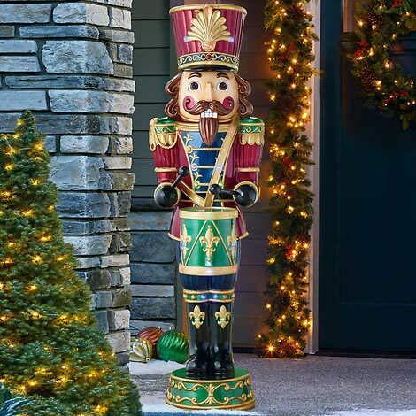 Evaxo 6' Musical LED Nutcracker