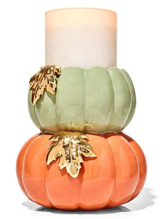 Stacked Pumpkin Pedestal
