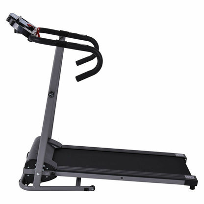 Electric Folding Treadmill with LCD Display and Heart Rate Sensor
