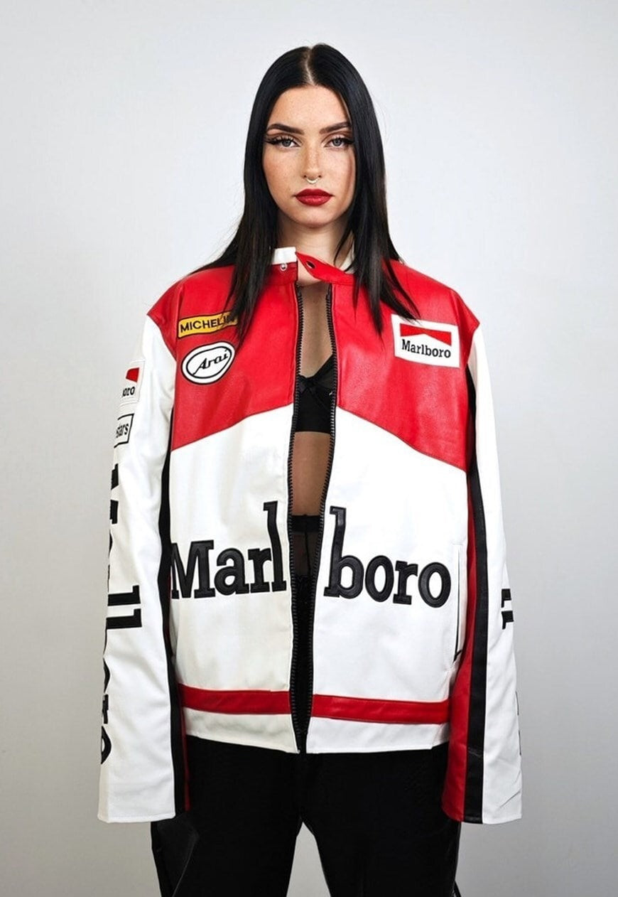 Marlboro Racing Leather Jacket - Classic Edition