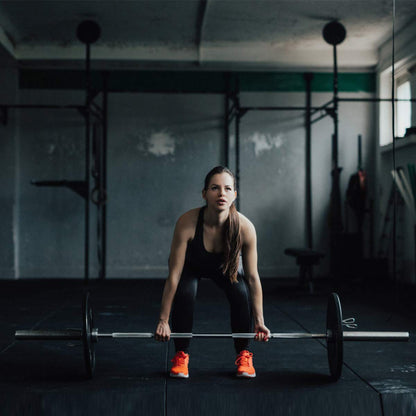 Goplus 7 Feet Olympic Bar, 700/1000LBS Weight Bar Solid 2 Olympic Plates Olympic Barbell