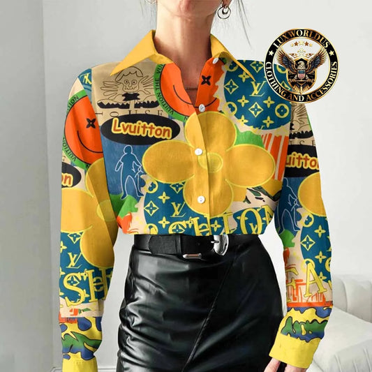 [NEW] Premium LOUIS VUITTON Casual Shirt 💖 Women 2024 LUX- NCY-0001MZLBCWOA