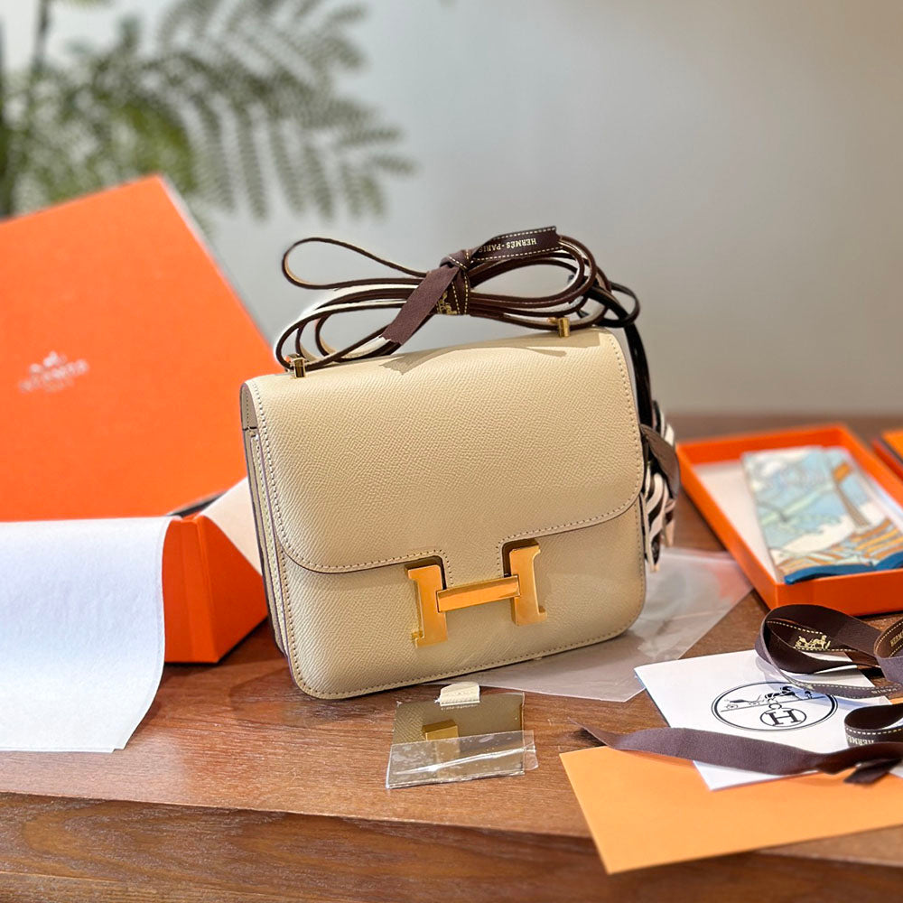 Hermes Goyard Constance handbag 19cm White