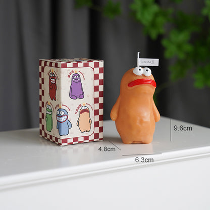 Wholesale Mini Funny Novelty Handmade Halloween Aromatherapy Cute Monster Shape Scented Candles