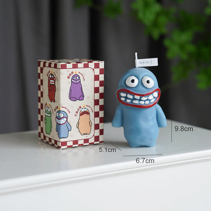 Wholesale Mini Funny Novelty Handmade Halloween Aromatherapy Cute Monster Shape Scented Candles