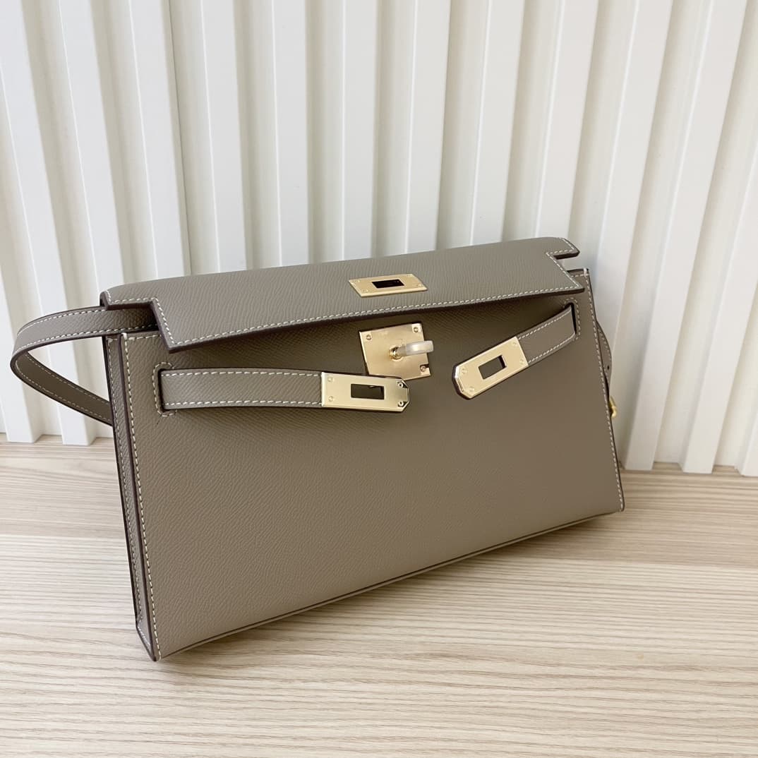 Hermes Goyard Kelly Elan gray
