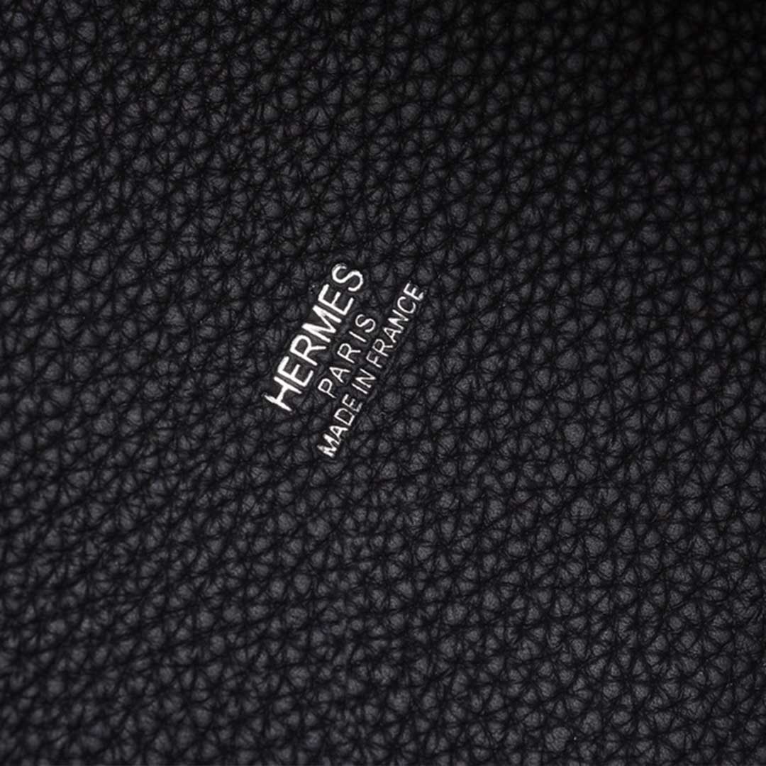 Hermes Goyard AAA-Picotin Lock 22cm 18cm bag BLACK/GREEN/BROWN