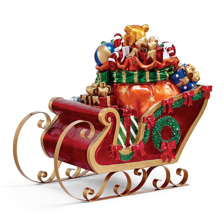 LED Sleigh with Toys