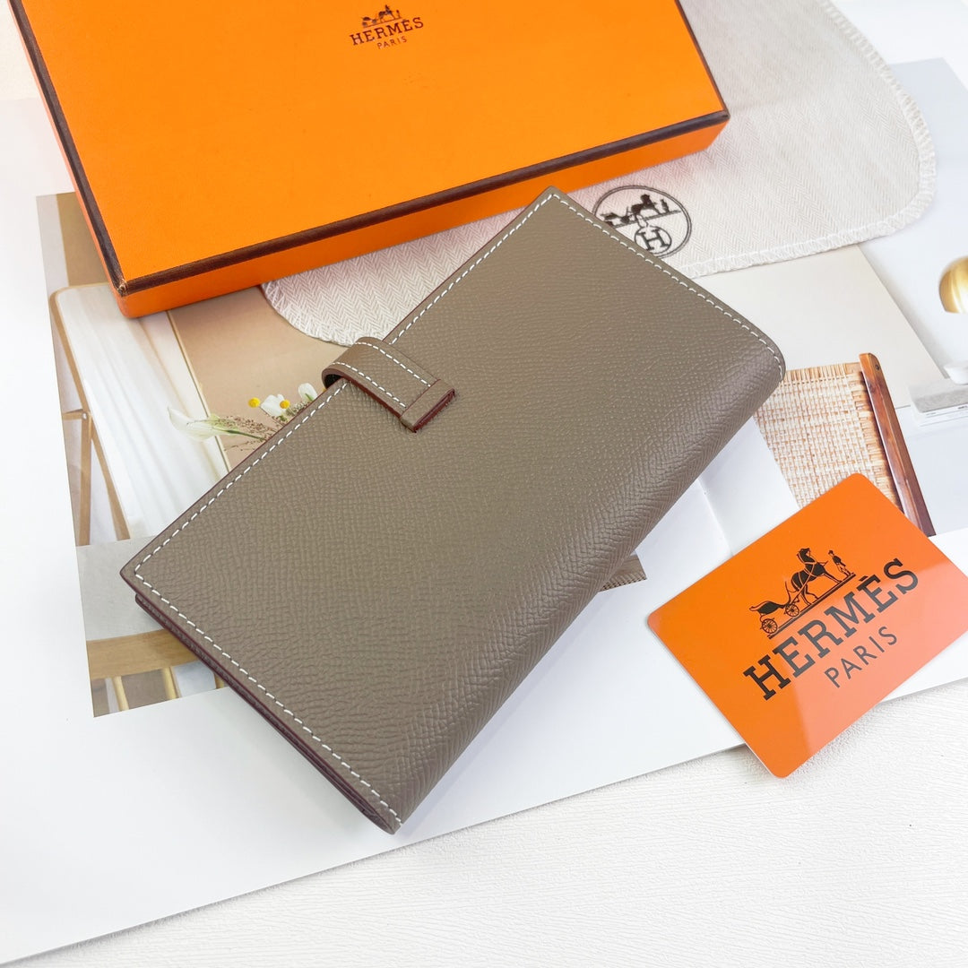 Hermes Goyard New H Passant Toutenmainte Wallet coffee