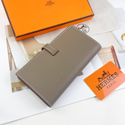Hermes Goyard New H Passant Toutenmainte Wallet coffee