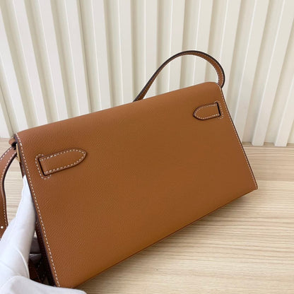 Hermes Goyard Kelly Elan brown