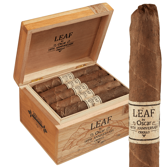 Oscar-Leaf 10th Anniversary leaf Sixty Criollo Box