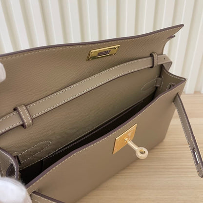Hermes Goyard Kelly Elan gray