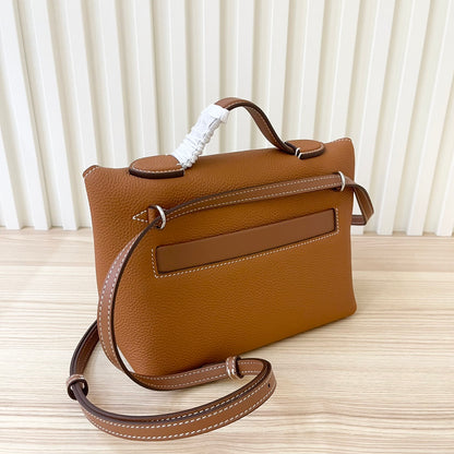 Hermes Goyard Kelly Togo Matte Alligator Swift Touch 24 brown