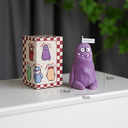 Wholesale Mini Funny Novelty Handmade Halloween Aromatherapy Cute Monster Shape Scented Candles