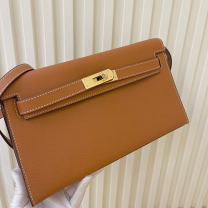 Hermes Goyard Kelly Elan brown
