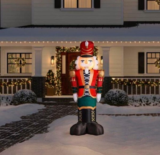 Christmas-8 ft inflatable giant sized nutcracker