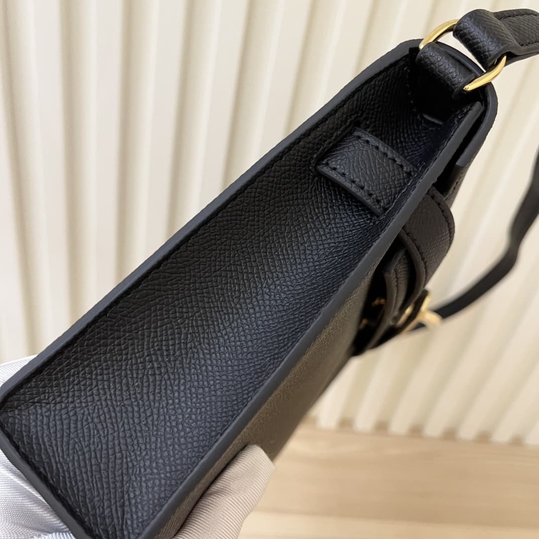 Hermes Goyard Kelly Elan black
