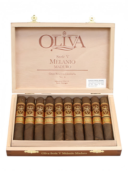 Oliva V Melanio Natural No.4 Box