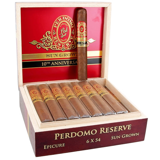 Perdomo Reserve 10th Anniversary Sun Grown Epicure Box