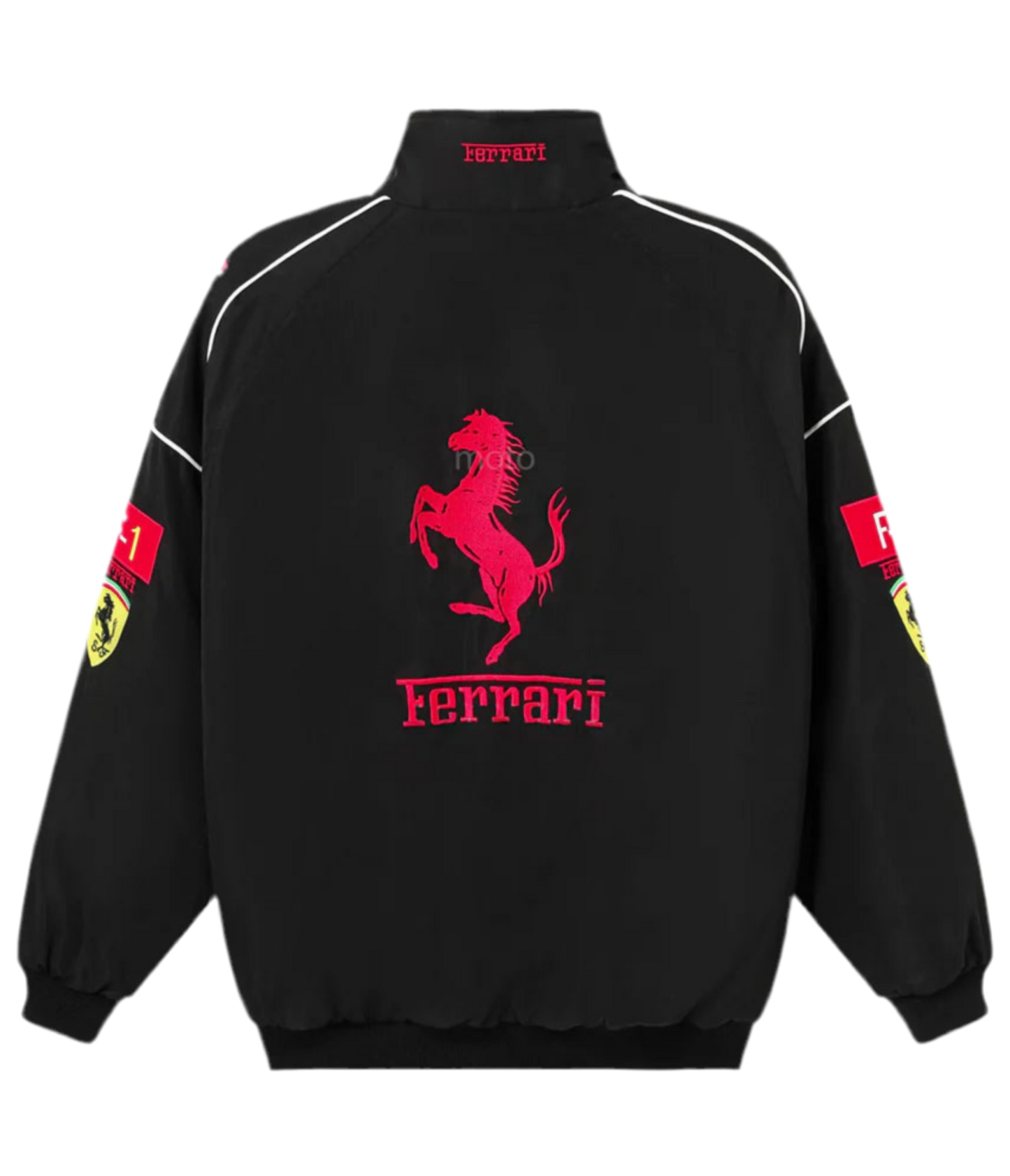 Ferrari F1 Vintage Racing Jacket - Black Edition