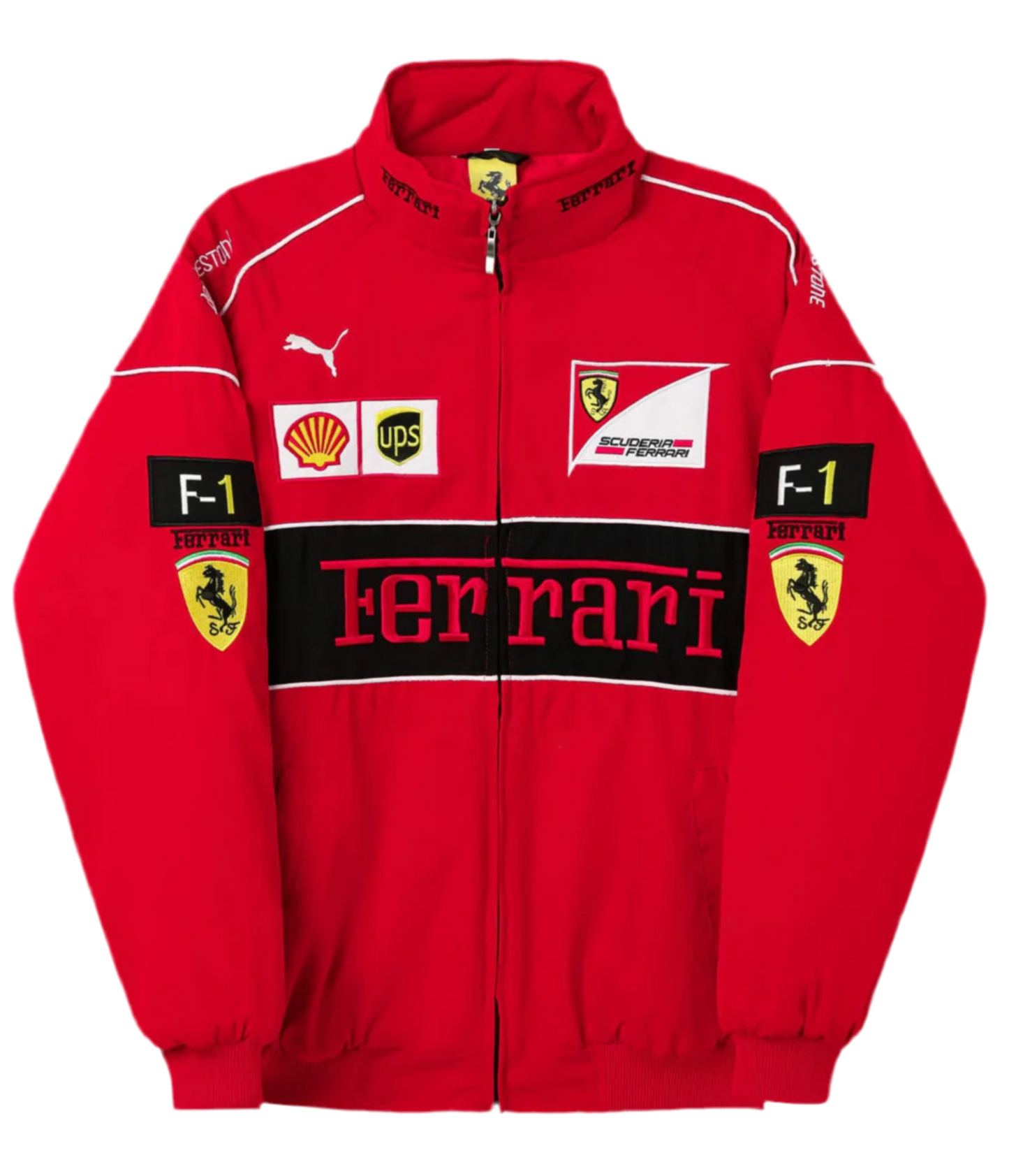 Ferrari F1 Vintage Racing Jacket - Red Edition