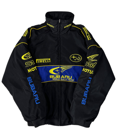 Subaru Rally Vintage Racing Jacket - Black Edition