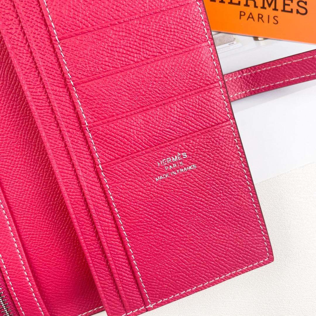 Hermes Goyard New H Passant Toutenmainte Wallet pink
