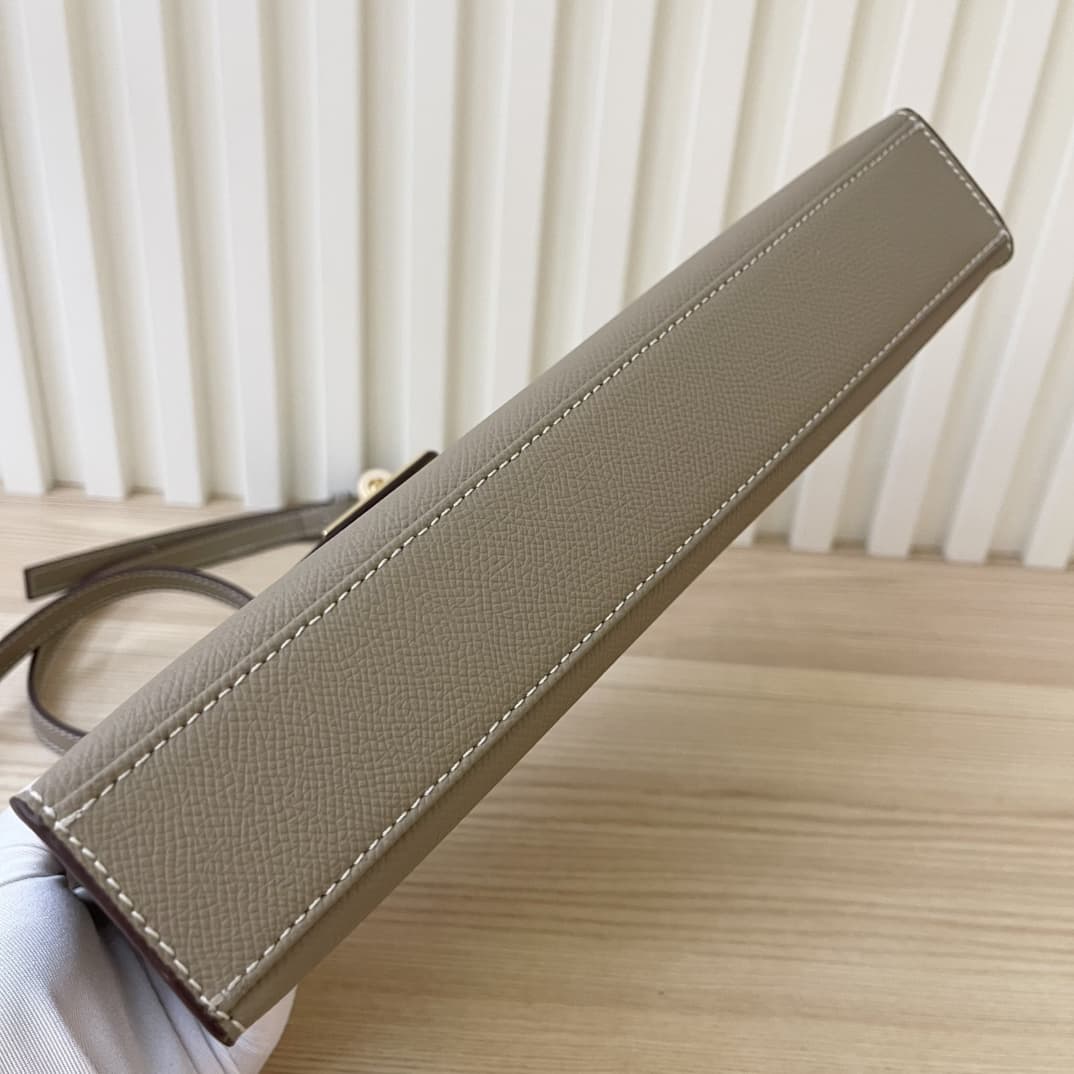 Hermes Goyard Kelly Elan gray