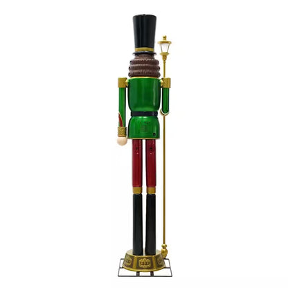 8 ft. Giant-Sized Lantern Nutcracker with LifeEyes LCD Eyes
