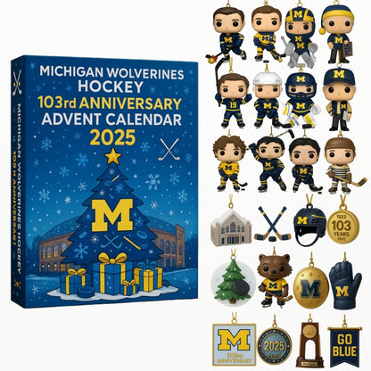 Michigan Wolverines Hockey 103rd Anniversary Advent Calendar 2025