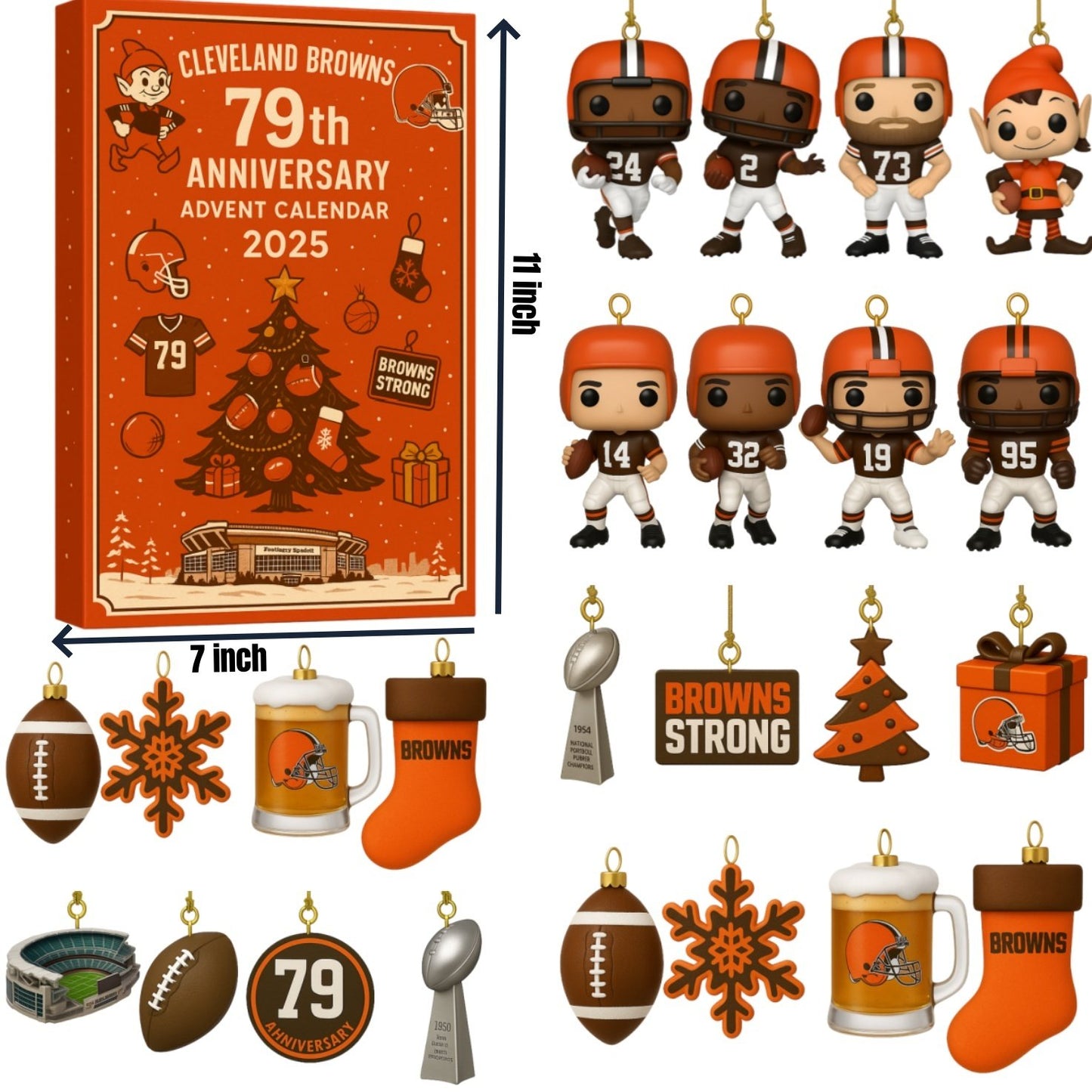 Cleveland Browns 79th Anniversary Advent Calendar