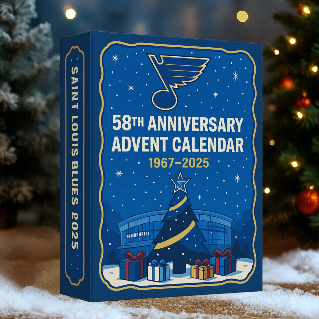 Saint Louis Blues 58th Anniversary Advent Calendar 2025
