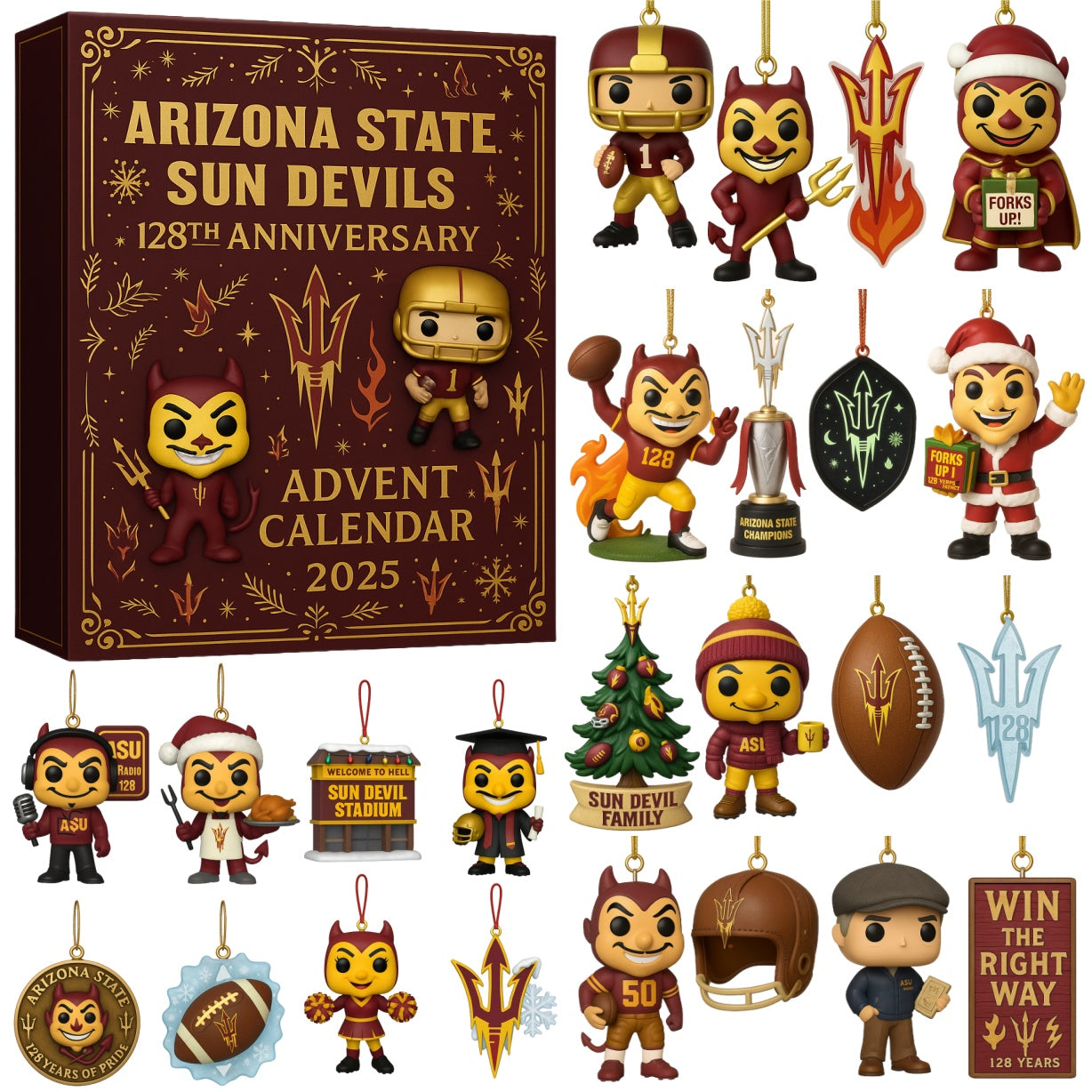 Arizona State Sun Devils 128th Anniversary Advent Calendar