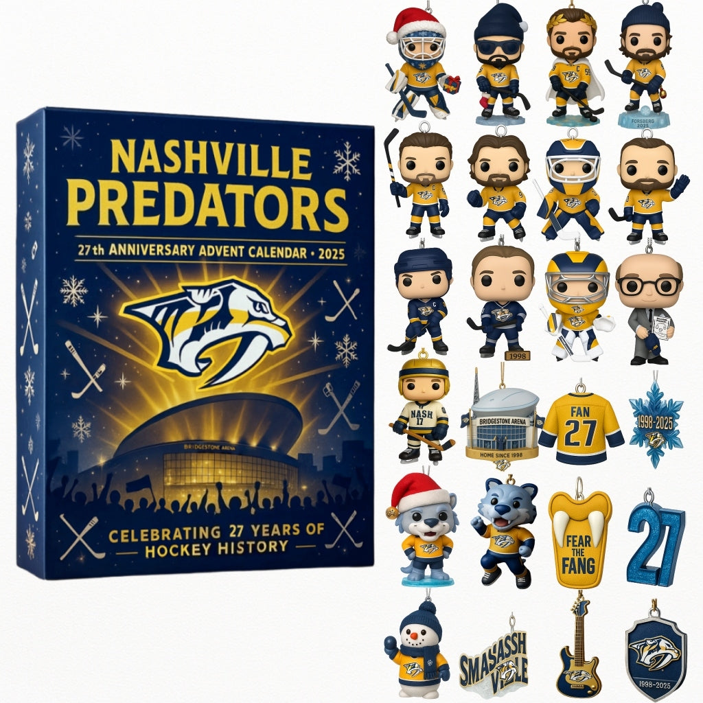Nashville Predators 27th Anniversary Advent Calendar 2025