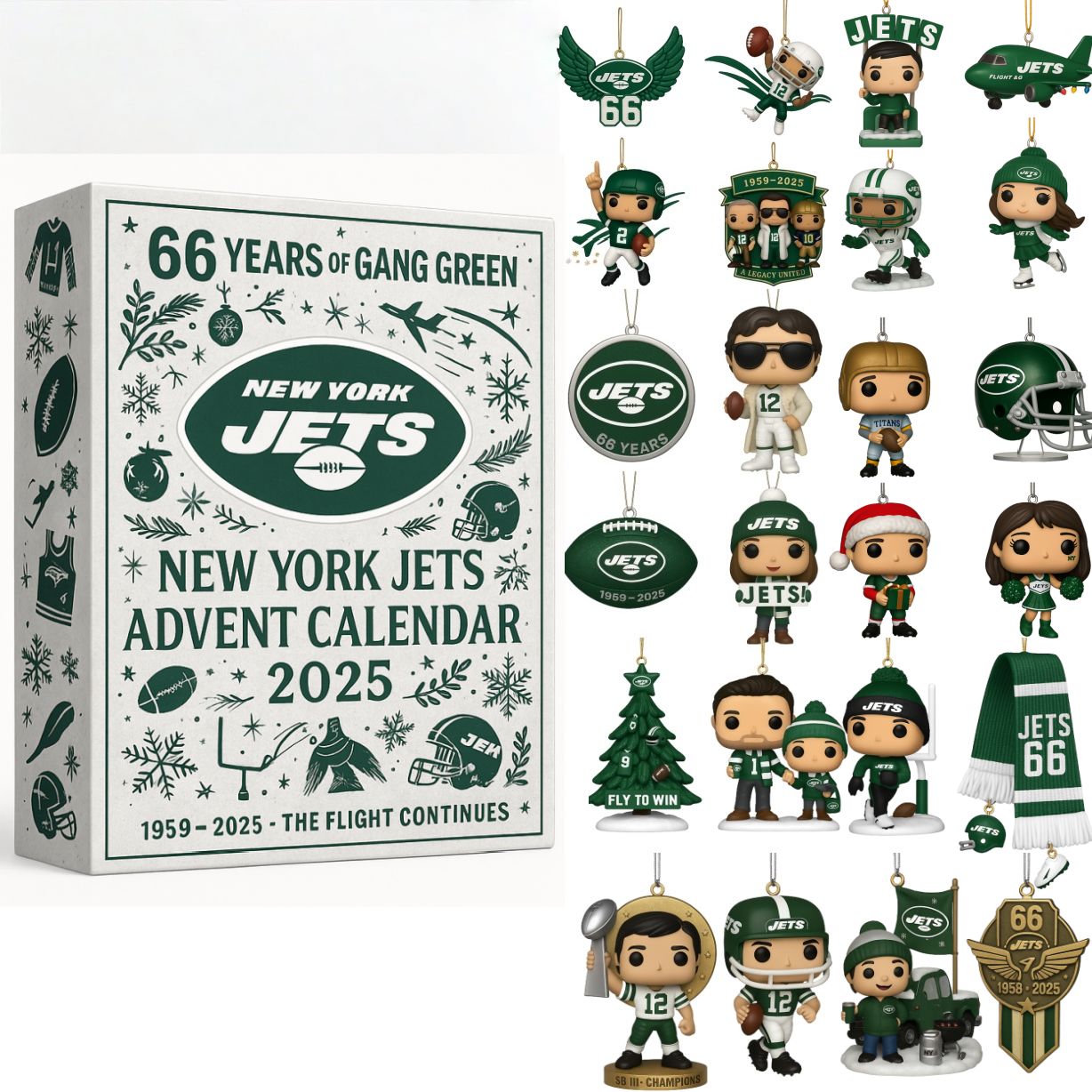 New York Jets 66th Anniversary Pop Advent Calendar