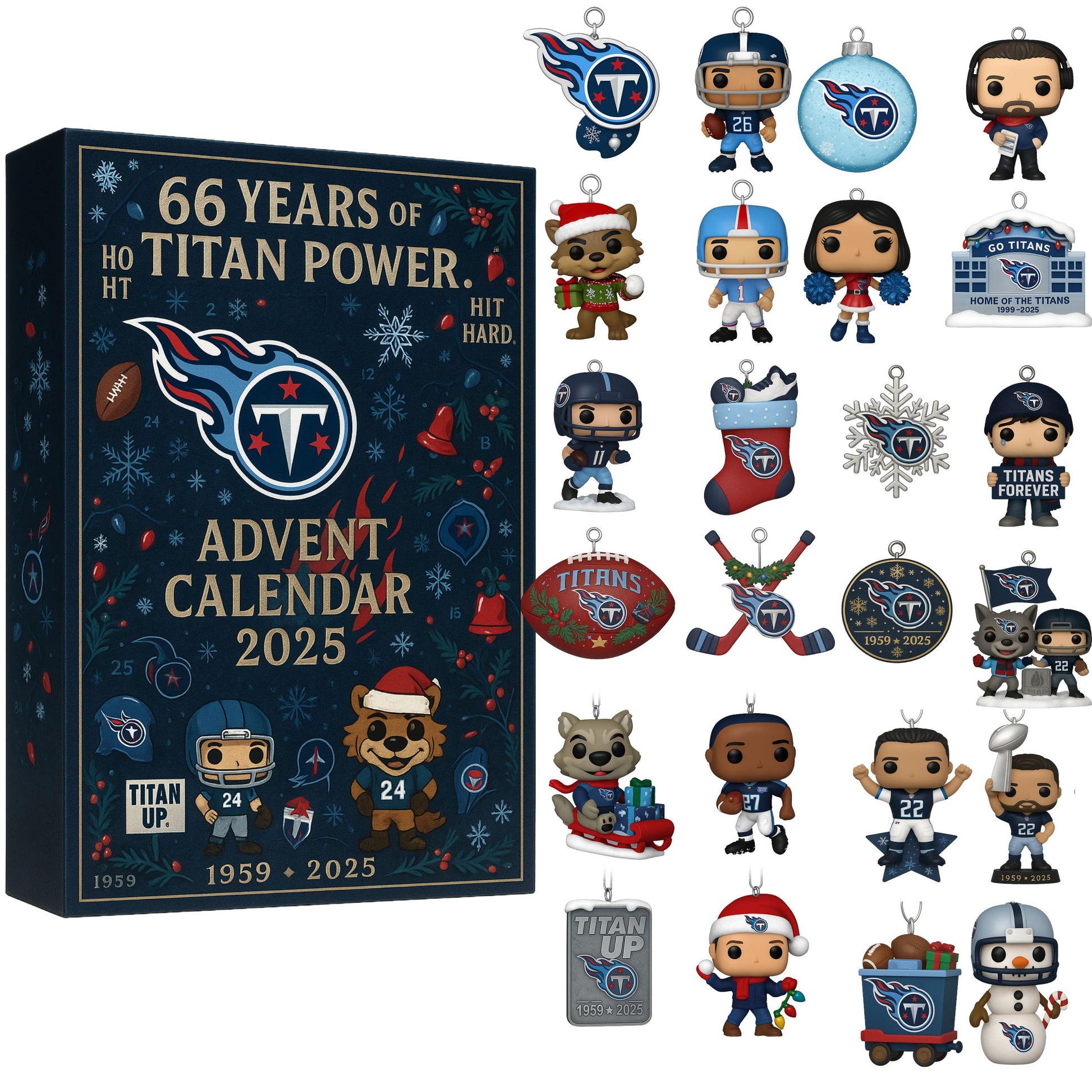 Tennessee Titans 66th Anniversary Advent Calendar