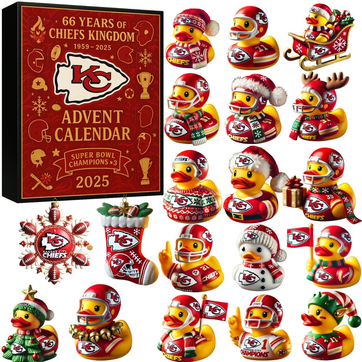 Kansas City Chiefs Anniversary Advent Calendar