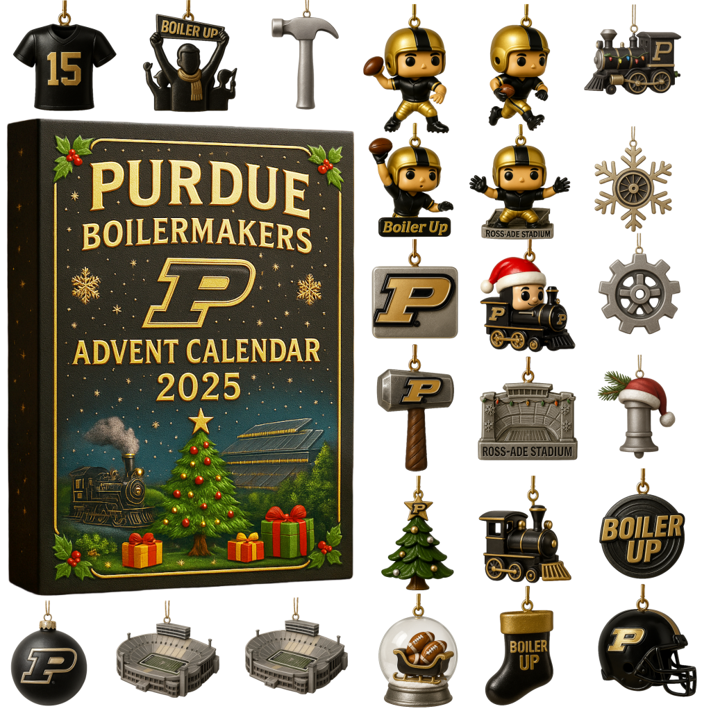 Purdue Boilermakers Football 2025 Advent Calendar