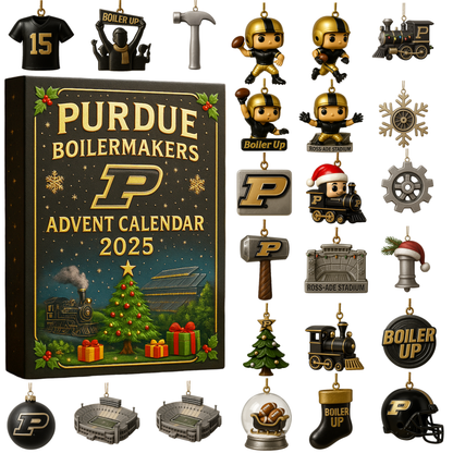 Purdue Boilermakers Football 2025 Advent Calendar