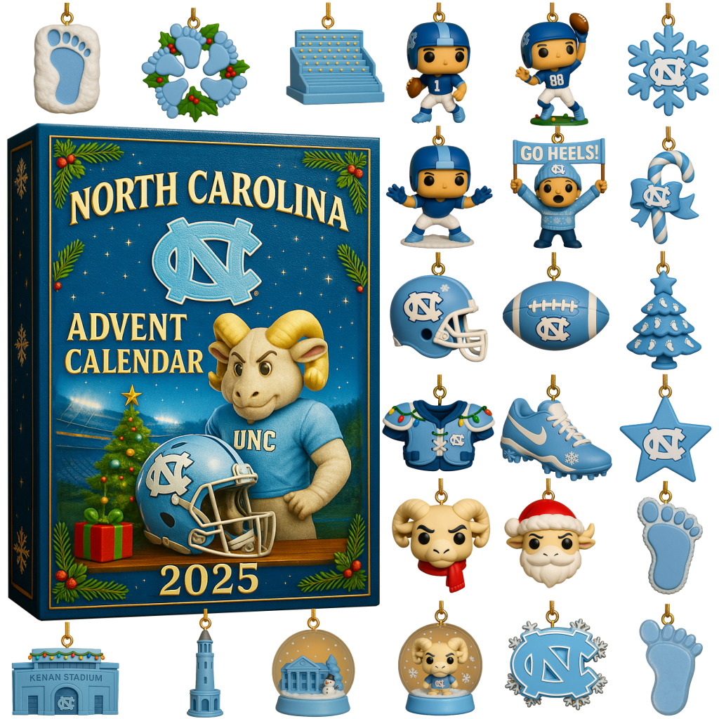 2025 North Carolina Tar Heels Advent Calendar
