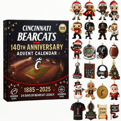 Cincinnati Bearcats 140th Anniversary Advent Calendar 2025