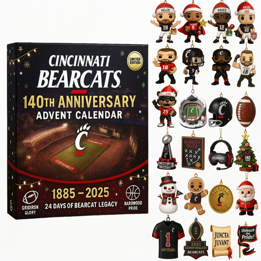 Cincinnati Bearcats 140th Anniversary Advent Calendar 2025